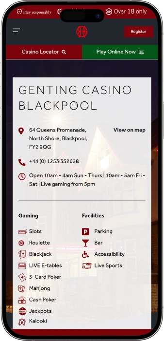 Genting Casino Blackpool App